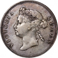  1894年香港维多利亚半圆，PCGS XF Detail (有清洗)，#46484253