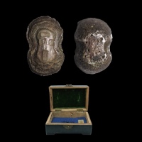  清“宣统二年 裕隆号 十足纹银”五十两银锭朗贝勒府旧藏 公博评级1610047224 AU53 