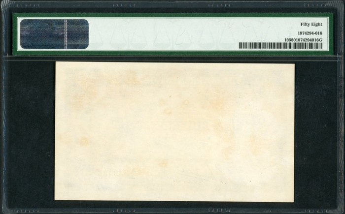  1940年马尔他拾先令，编号A/3 539435，PMG58 Government of Melta, 10 shillings, ND (1940), serial number A/3 53943