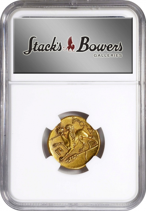  公元前340-325年博斯普鲁斯金币 NGC Ancients AU BOSPOROS. Pantikapaion. AV Stater