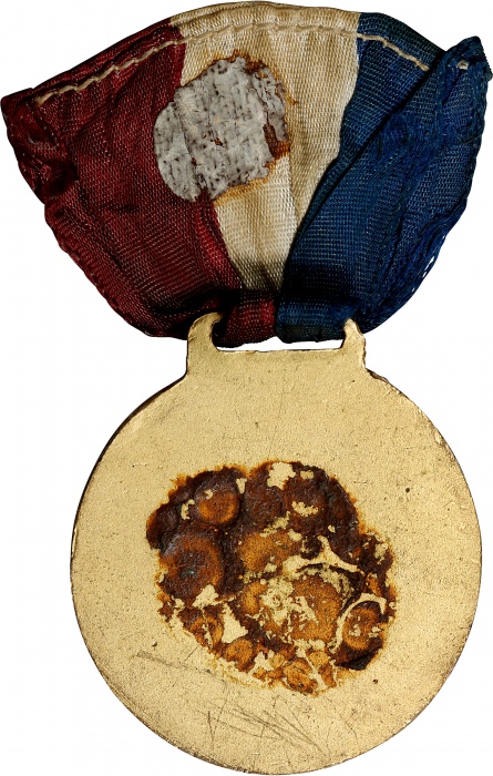  加拿大安省华侨统一抗日救国总会奖章 优美 CHINA. Aviation Commemorative Medal, ND (ca. 1937). Grade: VERY FINE.