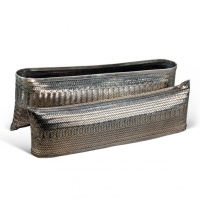  早期银条编织手包一件，重：518.1g，老工，编织细密，做工精良，匠心打造，海外回流，保存完好