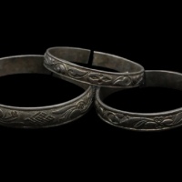  清苏工手镯三枚老天宝永记款 