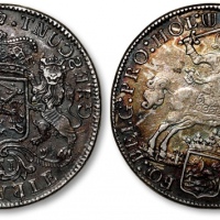  荷兰1767年1盾 极美