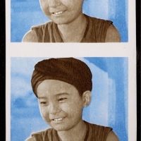  1975年未发行邮票“潘冬子”蓝底未发行无齿印样双连