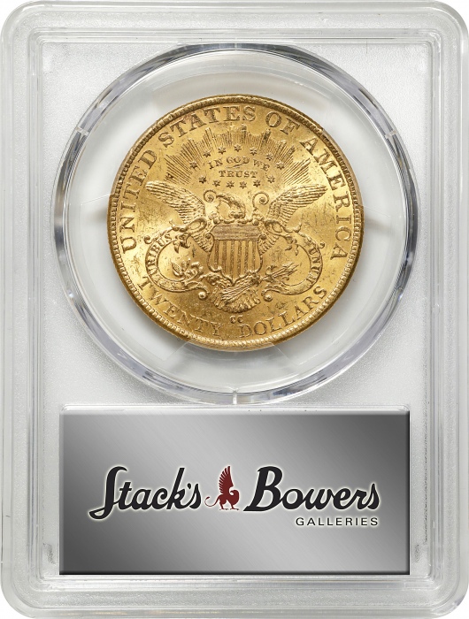  1891-CC自由像双鹰金币 PCGS MS 60 1891-CC Liberty Head Double Eagle