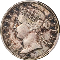  1884，1886及1893年香港维多利亚二毫，分别评PCGS AU Detail (有清洗)，XF Detail (有清洗)及VF30，#46484355，#46484356，#46484353