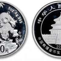  2012年熊猫金币发行30周年纪念银币5盎司 NGC PF 69