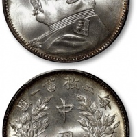  袁世凯像民国三年中圆福建版 PCGS MS 65