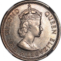  马来亚及英属婆罗洲钱币3枚一组，包括1956，1957H及1958年，分别评NGC MS65，MS66，MS66，#3646327-009，3359155-004，3872324-003 Malaya