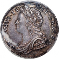  1739年英国6便士银币，O/R版别，PCGS MS62，#42957242 Great Britain, silver 6 pences, 1739, O/R variety, (S-3708), 