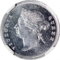  约1869年英国庄信万丰铝章1枚，NGC MS62，#3429009-039 Great Britain, aluminium token, ND (ca. 1869), Johnson Matthe
