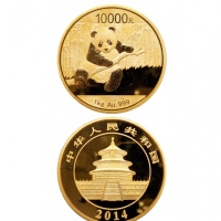  2014年熊猫纪念金币1公斤 完未流通