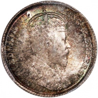  1904年香港爱德华七世五仙，PCGS MS66，#46484342