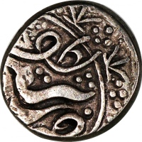  1870/78年新疆1/2钱银币，AEF