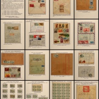  《中国红十字会成立五十周年纪念》一框邮集一部，16贴片，邮集展示了纪31邮票的新票大方连