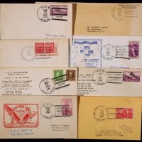  1935-47年美国在华军邮舰海运集邮封一组8件