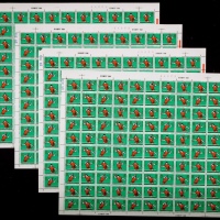  1965年纪112第廿八届世界乒乓球锦标赛新票全套4版，共100套