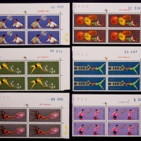  1974年T2杂技新票全套四方连