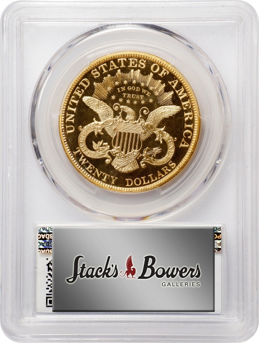  1886年自由像双鹰金币  PCGS Proof 67 1886 Liberty Head Double Eagle