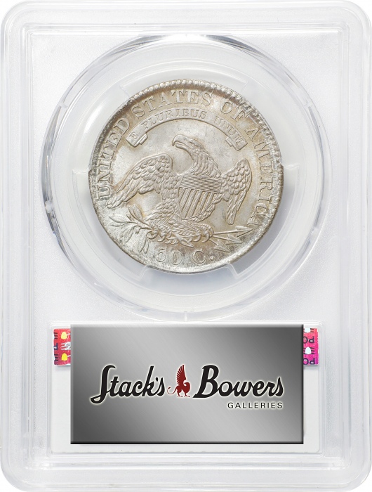  1829年带帽女神半美元 PCGS MS 64+ 1829 Capped Bust Half Dollar