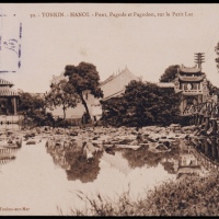  清代明信片一件，云南民族地区风光摄影图片，贴蟠龙2分一枚