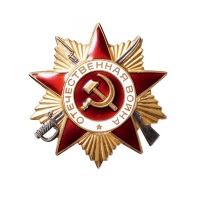  苏联一级卫国战争勋章一枚