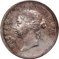  1894年香港维多利亚半圆，PCGS AU Detail (有清洗)，#46484276