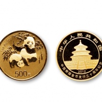  2012年熊猫金币发行30周年纪念金币1盎司 完未流通