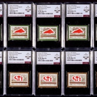  1977年J18延安座谈会议新票5套