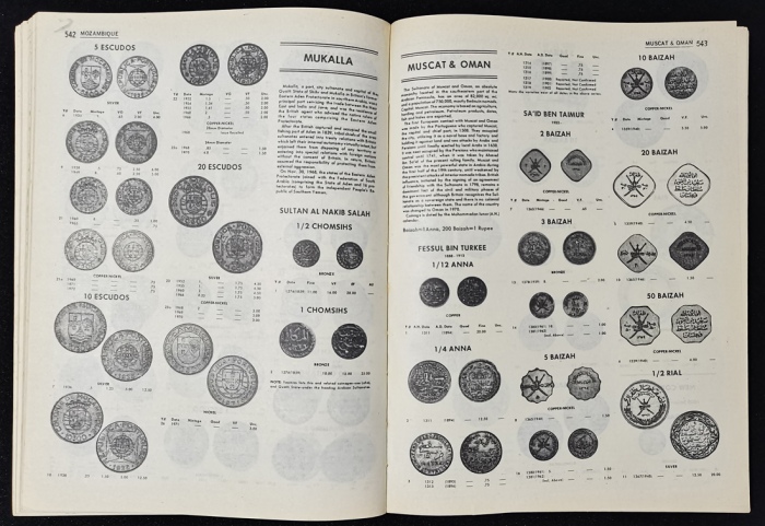  1974年Standard Catalog of World Coins，保存完好