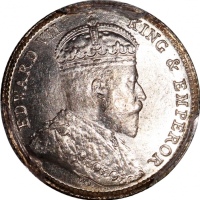  1903年香港爱德华七世五仙一组3枚，均评PCGS MS65，#46484349，#46484377，#46484384