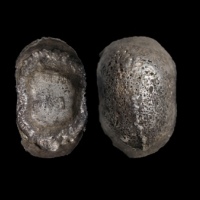  清河北十足色聚义号十两银锭 GBCA MS60