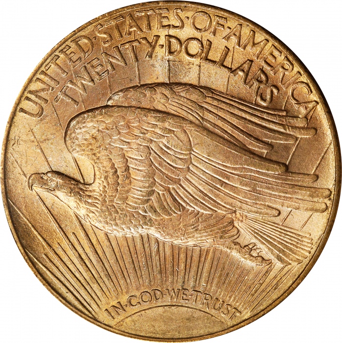  1915-S圣高登双鹰金币 PCGS MS 64 1915-S Saint-Gaudens Double Eagle