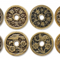  清 湘炉二十局“同福临东江”“宣原苏蓟昌”“南河宁广浙”“台桂陕云漳”花钱一套四枚