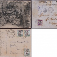  云南府寄国际封片一组2件