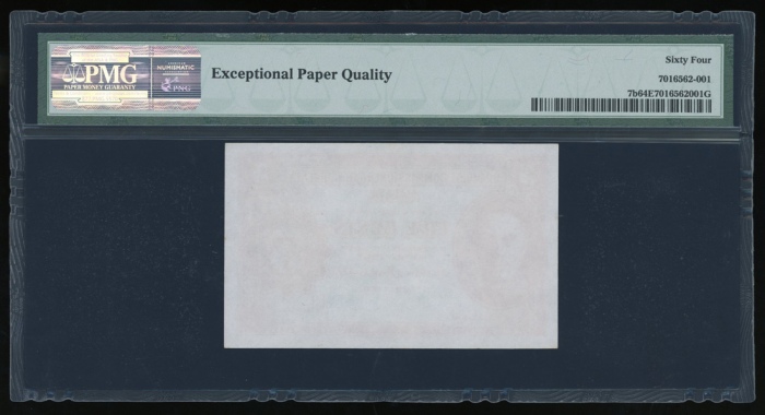  1941年马来亚伍分，PMG64EPQ，少见B、C版别 Malaya, 5 cents, 1941, red-brown on light green, George VI at left,(Pick