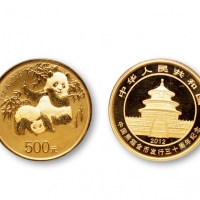  2012年熊猫金币发行30周年纪念金币1盎司 完未流通