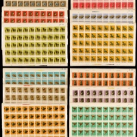  1973年编号66-77出土文物新票全套版张50枚