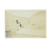  清代盐场晒盐图照片一张 