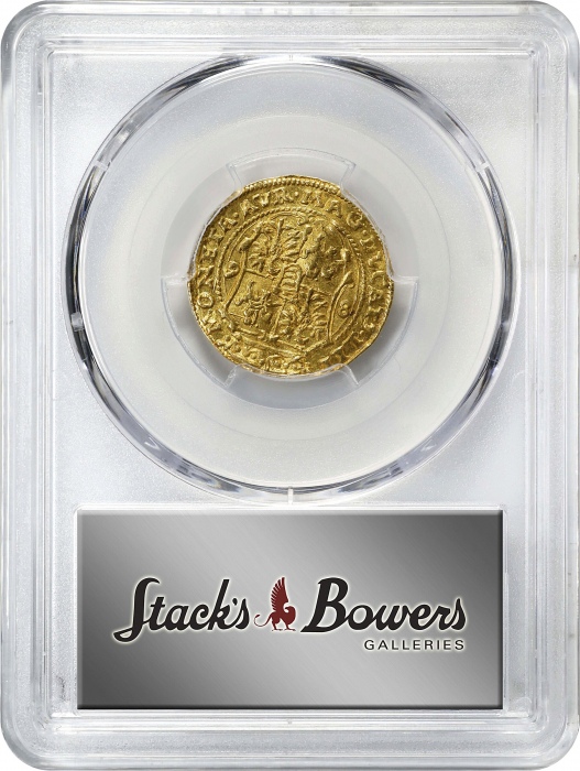 1586年波兰立陶宛巴托里金币 PCGS MS 62 POLAND. Lithuania. Ducat 1586年波兰立陶宛巴托里金币 PCGS MS 62 POLAND. Lithuania. Ducat