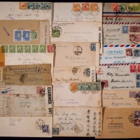  1915-47年检查实寄封一组18件