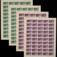  1951年纪11鲁迅逝世十五周年新票再版全套版张2组，共100套