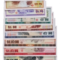  外汇兑换券发行四十周年加字版生日号一组