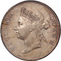  1893香港维多利亚半圆，大圈版，PCGS AU Detail (清洗)，#46484203