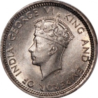  1937年香港乔治六世五仙及一毫一对，分别评PCGS MS64及MS66，#46484315，#46484338