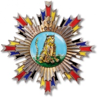  民国北洋“四等文虎勋章”一枚，保存完好，保粹 AU53（B1822A1869）