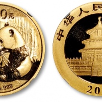  2009年熊猫纪念金币1盎司 NGC MS 69