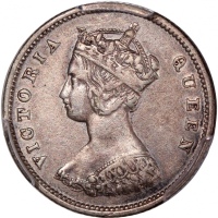  1863/33，1865，1866，1868/8香港维多利亚一毫一组4枚，分别评PCGS XF Detail (有清洗)，AU Detail (有清洗)，XF Detail (有清洗)，XF Deta