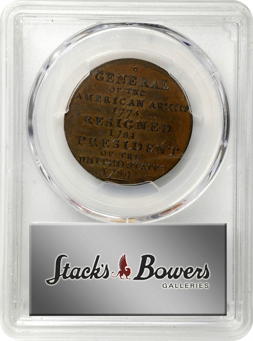  1789年华盛顿弗吉尼亚铜币 PCGS MS 64 1789 (ca. 1792) Washington Born Virginia Copper